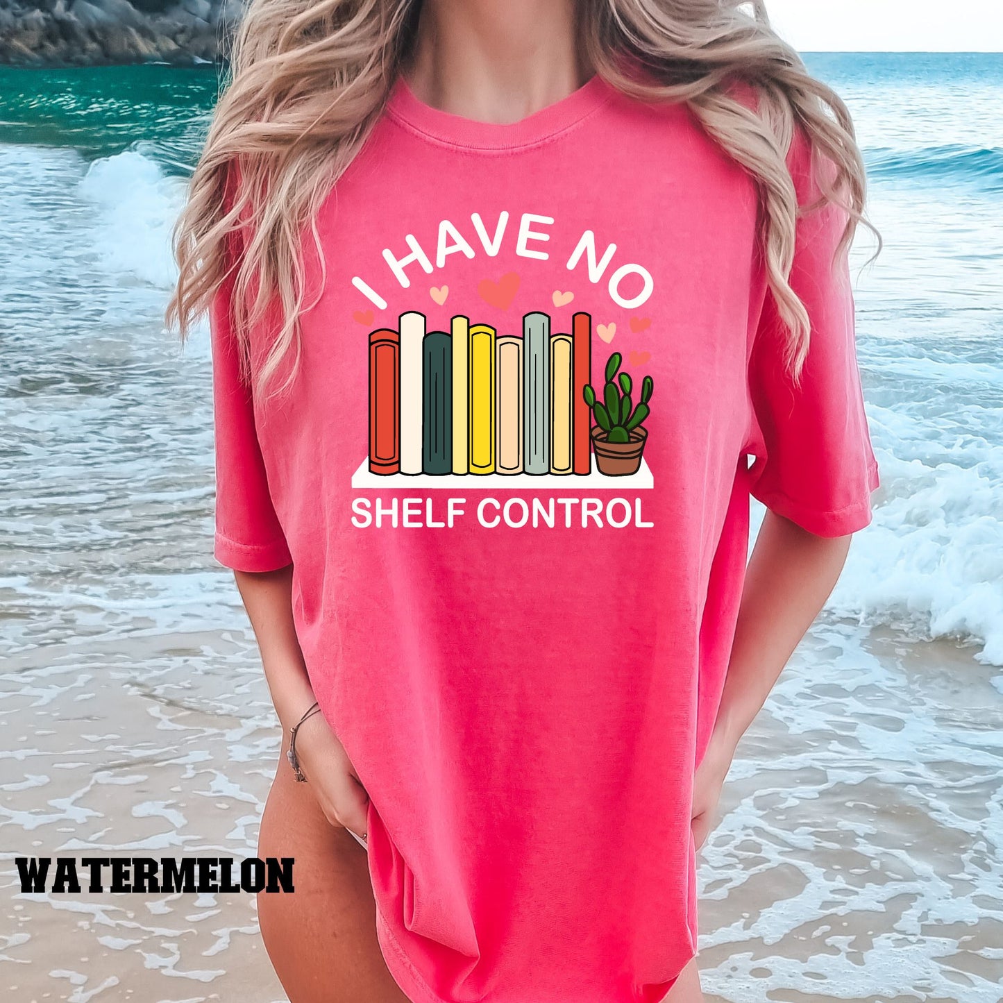 I have No shelf Control, Comfort Colors, Bookish, Book Lover, Librarian, Gift for Book Lover